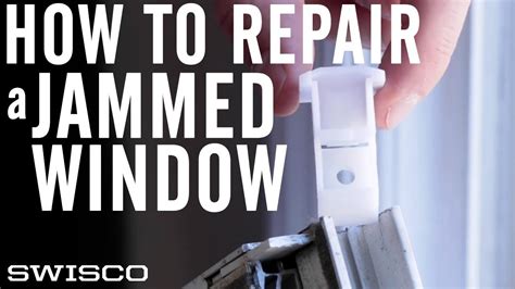 repair  jammed window youtube