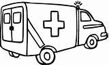 Ambulance Clipart Outline Drawing Getdrawings sketch template