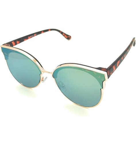 oversized sunglasses for women fashion mirrored cat eye sunglasses