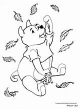 Winnie Pooh Jesen Colorat Pobarvanke Automne Frunze Educational Tigrisor Toamna Leaves Planse Intre Plansa Coloringhome sketch template