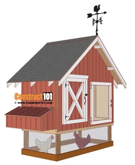 chicken coop plans  material list image