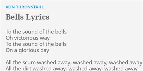 bells lyrics  von thronstahl   sound