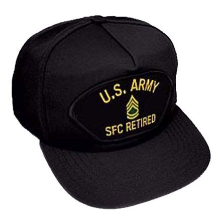 military  store army sergeant  class hat retired sergeant  class sfc hat