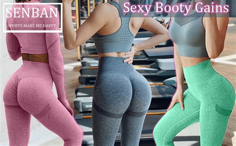 lift leggings senban seamless leggings for women scrunch booty butt