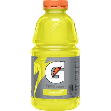 gatorade lemon lime thirst quencher sports drink  oz bottle