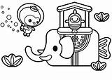 Peso Coloring Pages Categories Octonauts sketch template