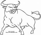 Coloring Toro Para Pages Dibujos Colorear Pintar Tablero Seleccionar Toros Un sketch template