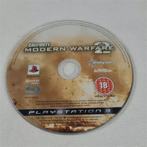 disc  call  duty modern warfare  playstation ps action video game pal  picclick