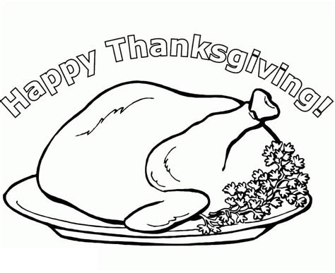 happy thanksgiving  printable coloring page  print