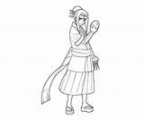 Haku Naruto Character Coloring Pages sketch template
