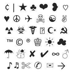 cool symbols  copy  paste cikes daola