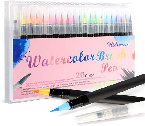 colors watercolor markers brush  setwatercolor brush pens