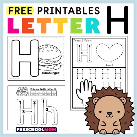 letter  preschool printables preschool mom