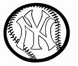 Yankees Coloring Pages York Ny Logo Baseball Clipart Printable Mets Giants Mlb Sheets Color Symbol Kids Getcolorings Getdrawings Clipground Soldier sketch template