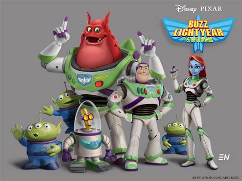 artstation buzz lightyear  star command pixar toy style eugene napadovsky buzz