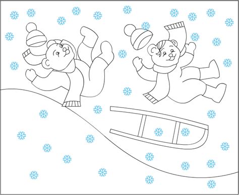 nicoles  coloring pages funny winter coloring pages