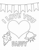 Coloring Dad Pages Birthday Happy Card Printable Getcolorings Print Color sketch template