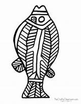 Aboriginal Dreamtime Crafts Snake sketch template
