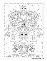 Coloring Pages Books Monster Adult Owl Book Edwina Owls Awesome Mc Namee Animals Ornamental Baby sketch template