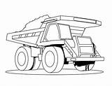 Dump Cars Belaz Trucks sketch template