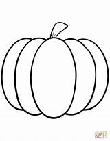 Pumpkin Coloring Pages Outline Simple Easy Pumpkins Drawing Printable Clipart Template Blank Clip Preschool Sheet Patterns Halloween Drawings Print Supercoloring sketch template