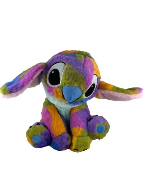 stitch soft plush stuffed disney lilo  stitch plush toy rainbow kids gift  picclick