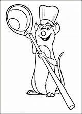 Ratatouille Coloring Pages Chef Famous Getdrawings Getcolorings sketch template