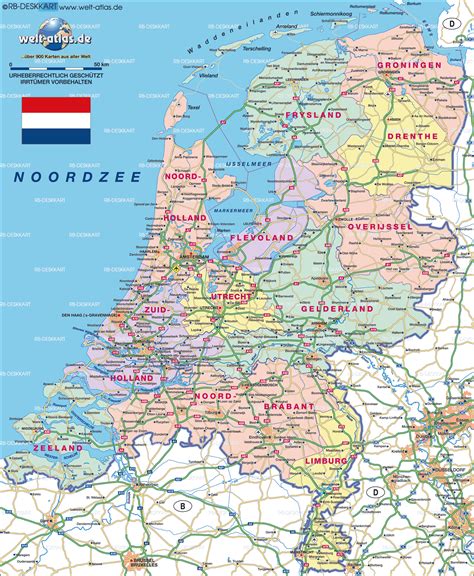 popular images map  holland