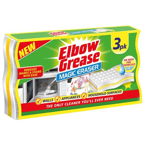 elbow grease magic eraser pk cleaning bm
