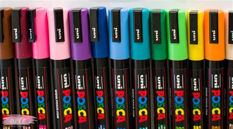 posca markers review artistic blog learn   draw  colored
