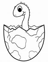 Dinosaur Coloring Egg Pages Eggs Dinosaure sketch template