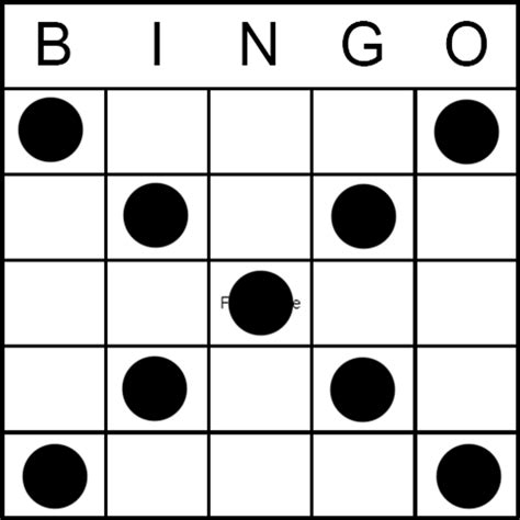 bingo game pattern letter