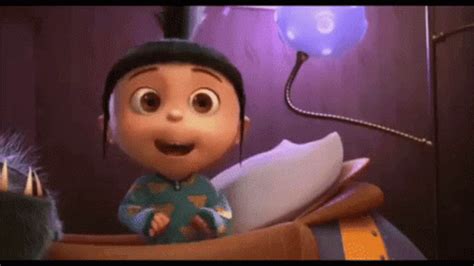 despicable  agnes gif despicableme agnes excited discover share