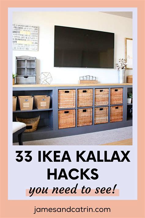 33 stunning ikea kallax hack ideas you need to see in 2020 kallax