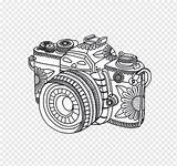 Camera Mandala Coloring Child Graphy Lens Illustration Adult Book Pngwing sketch template
