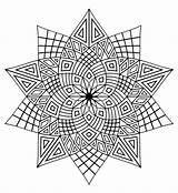 Coloring Mandala Pages Difficult Adult sketch template