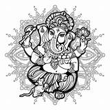 Ganesha Coloring Pages Print Wonder sketch template