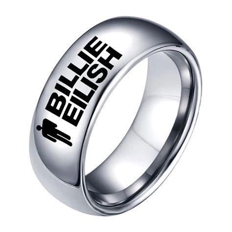 stainless steel billie eilish rings  varian