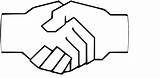 Handshake Hands Shaking Shake Clipart Hand Simple Cartoon Drawing Outline Clip Vector Drawings Cliparts Royalty Large Clipartbest Clker Library Dragonartz sketch template