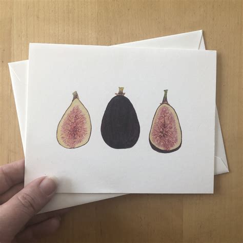 figs greeting card etsy
