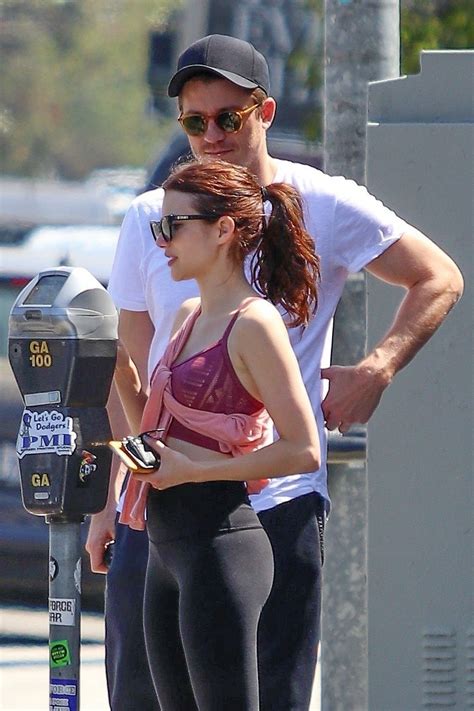Emma Roberts In Tight Leggings In La Outside A Gym The Fappening