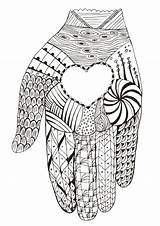 Coloring Pages Hands Color Hand Kidspressmagazine Adult Advanced Adults Hope Zentangle These Colorare Da Now Book Disegni Printable sketch template