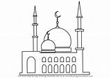 Mosque Masjid Islam Nabvi Pikachu sketch template