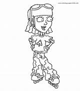 Rocket Power Coloring Pages Cartoon Color Printable Character Kids Characters Sheets Found sketch template