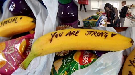 Duchess Meghan Markle Writes Messages Of Love On Bananas