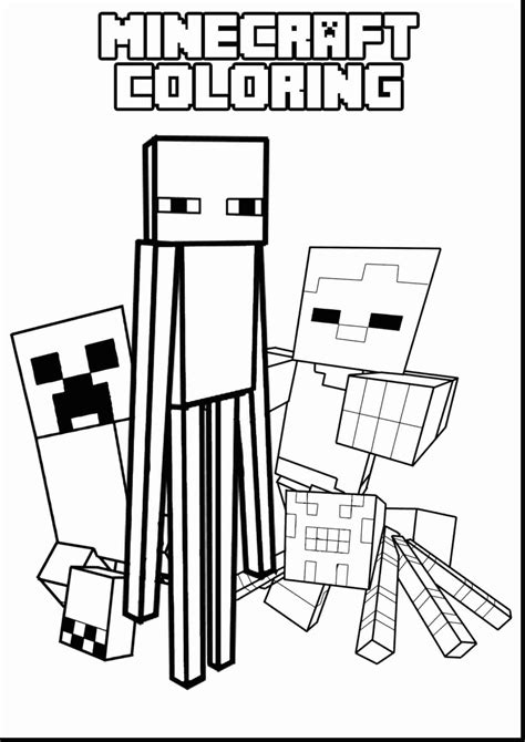minecraft creeper coloring page  coloring home