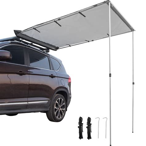 vevor car side awning  pull  retractable vehicle awning waterproof uv