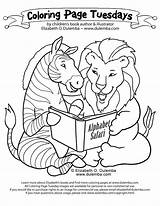 Coloring Sharing September Pages Tuesday Safari Color Printable Getcolorings Alphabet Big Reading Happy Dulemba sketch template