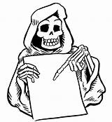Halloween Coloring Pages Skull Scary Spectre Kids Color Sheets 70s Colouring Drawings Ausmalbilder Bilder Kostenlos Kinder Gruselige Grim Reaper Clip sketch template