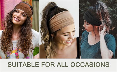 Kavya 6 Pcs Headbands For Womens Hair Uk Wide Soft Ladies Headband